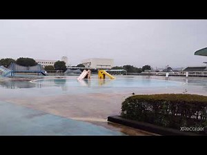 #夏の終わり #雨の浜川プール