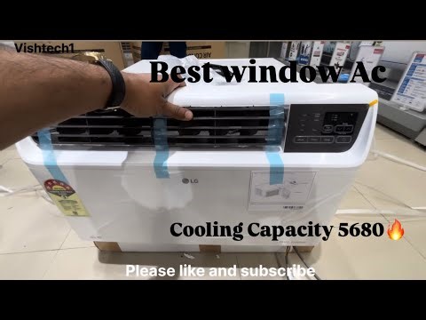 Unboxing LG 1.5 Ton 5 Star Window AC UW-Q18WUZA #lg #windowac
