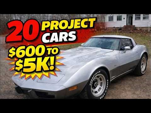20 Classic project Cars $600 - $5K