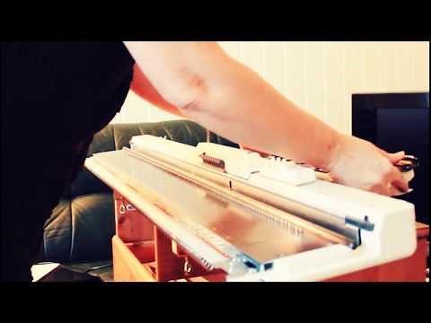 Вязание. Установка / Setting Up the Silver Reed SK155 Knitting Machine