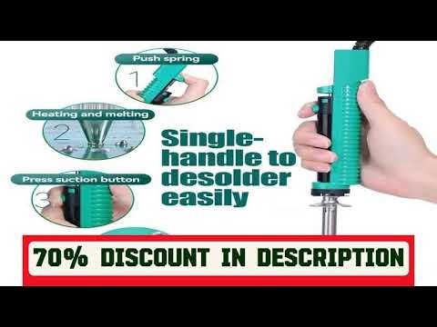 #YIHUA 929D-V Tin Sucker Electric Desoldering Iron Solder Sucker Desoldering Pump With Desoldering
