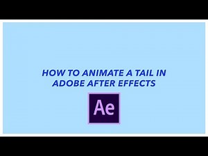 AFTER EFFECTS - HOW TO ANIMATE A CAT TAIL (TUTORIAL)
