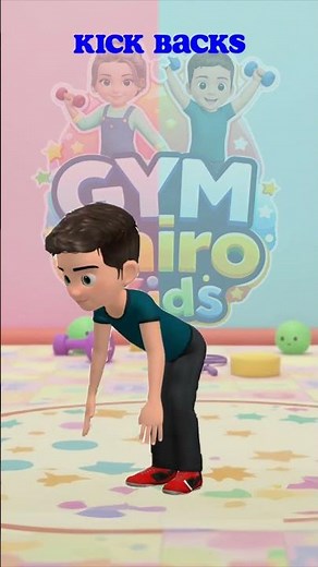 رياضة اطفال | تحدي للاطفال في البيت تمارين اطفال في المنزل Kick Backs