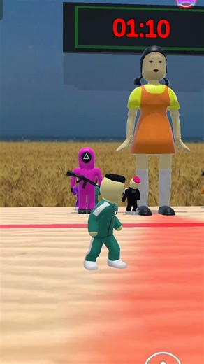 #Squid Game Red Light Green Light Challenge | Ultimate Survival Game#likeandsubscribe