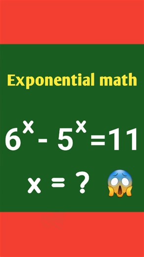 Exponential equation solving