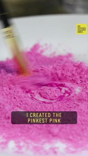 289K views · 7.5K reactions | Stuart Semple, creator of the Blackest Black & Pinkest Pink #paint, unveils LOVETONE®, world's most #colorful #color comprised of 16MM #pixels. #reels | 60 Second Docs Presents | Facebook