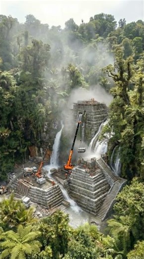 Jungle Pyramid Build 🌿🔺 Ancient Structure Rising in the Wild