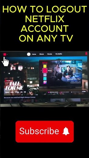HOW TO LOGOUT OF NETFLIX ON TV | HOW SIGN OUT OF NETFLIX ON TV #shorts #netflix