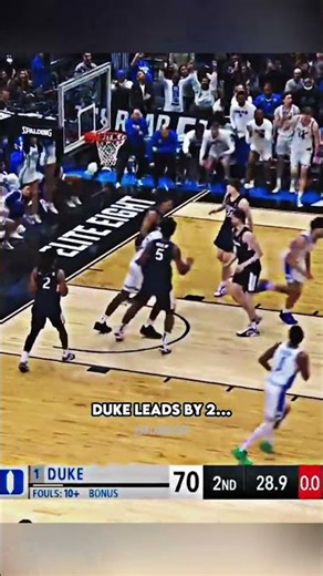 UConn Vs Duke Insane Ending😭🔥#shorts #marchmadness