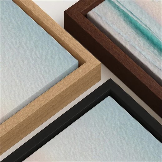 Framed Canvas Mockup Close up Wood Dark Wood and Black Frame Realistic Texture 1:1 Ratio Minimal Interior High Quality PSD Wall Art Artwork - Etsy