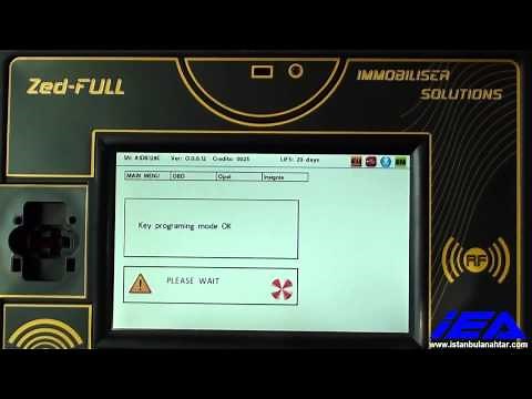OPEL - VAUXHALL (INSIGNIA, ASTRA J) PIN CODE EXTRACTION AND KEY PROGRAMMING WITH Zed-FULL