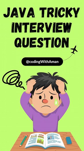 Aman Sahni on Instagram: "Java tricky interview question #javaprogrammer #javaprogramming #springbootdeveloper #programmerslife💻 #codinglife💻 #softwaredeveloper #softwareengineers #softwaredeveloper"