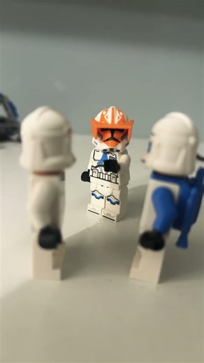 Recycling clone helmets? #starwars #lego #funny ￼