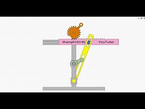 Rack pinion mechanism 4d