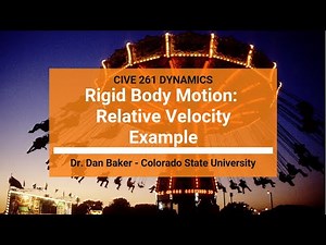 Dynamics: Rigid Body Relative Velocity Example