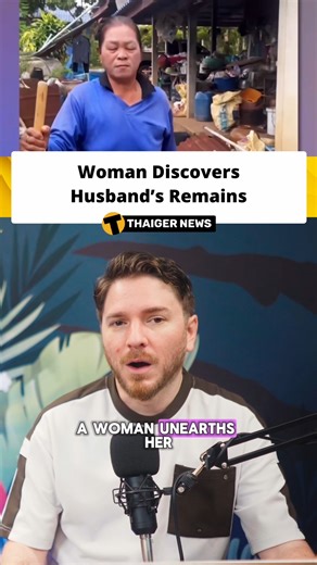 In Nakhon Ratchasima, a woman digging found bones and a shirt in an old septic tank—believed to be her husband missing since 2022. Police have launched a forensic probe. #Thailand #Crime #ThaiNews #NakhonRatchasima #Investigation | The Thaiger