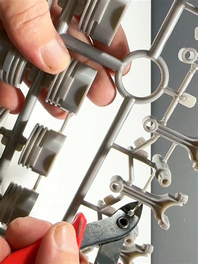 Scale Engine Assembly Porsche#miniengine #scienceprojects #minigarage #engine