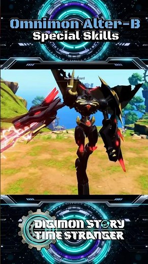 Omnimon Alter-B Special Skills | Supreme Sword & Transcendent Cannon – Digimon Story Time Stranger