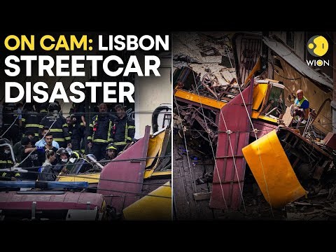 Lisbon Street Car Disaster LIVE: Tragic Lisbon Streetcar Accident Claims 16 Lives | Caught On Cam