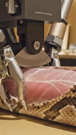 From Raw Skin to $50,000 Luxury Bag! 🐍👜 Inside TITAN Factory #Shorts