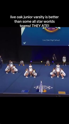 They’re so talented #liveoakcheer #cheer #cheertok #cheerleading #jvcheer
