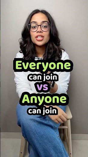 English Grammar Lesson - Difference Between ANYONE & EVERYONE | Learn English With Ananya