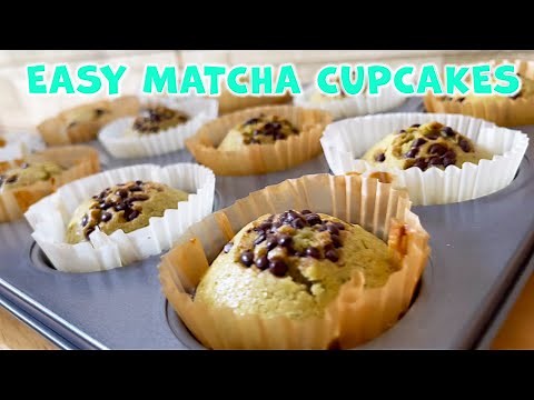 Easy Matcha Cupcakes Recipe (Tasty Green Tea Cakes)