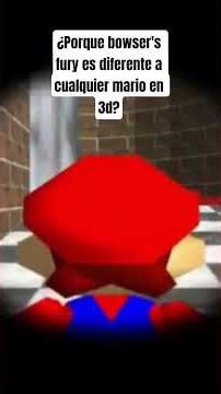 ¿porque bowser's fury se siente diferente a cualquier otro mario en 3d? #mario #nintendo