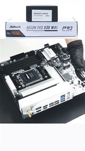 Ryzen 5 7500X3D Gaming PC Build 🔥 ASRock B650M Pro X3D WiFi + PCIe 5.0 NVMe SSD #ryzen #custom #yt