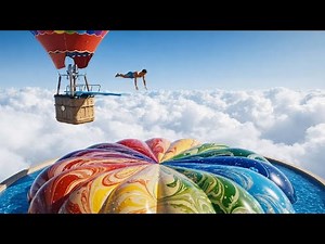 Luxury Infinity Pools Meet Giant Jelly Structures | Frozen Impact CGI Series💎✨