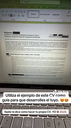 Guía para crear tu propio CV en formato Harvard