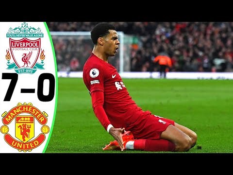Liverpool vs Manchester United 7-0 - Highlights and Goals - 2023