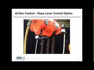 Safety Webinar: Why Use Air Hoists? Know the Advantages