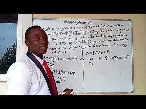 “Thermodynamics Question Solved | First Law Application in Chemistry”