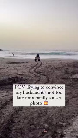 45K views · 1.6K reactions | I think he was right tbf but after pulling the twin's pram miles down the beach and making everyone else follow me I just had to roll with it. Just look at the orange glow 藍 #familyholiday #travellingwithkids #familyof5 #husbands #twins | The Travelling Gays | Facebook