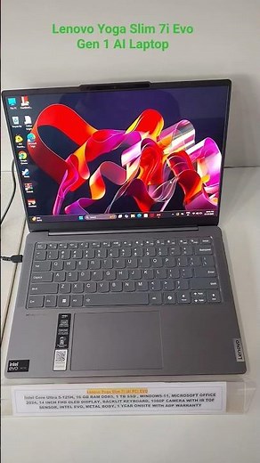 Lenovo Yoga Slim 7i Evo Intel Core Ultra 5 125H #lenovopc