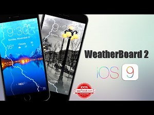 WeatherBoard 2 For iOS 9 adds weather forecast to your lockscreen, And More