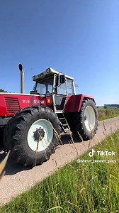 Starker Steyr 8180 Turbo: 12.000 Stunden alter Lack