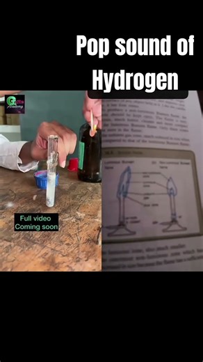 Hydrogen pop sound #experiment #science #scienceexperiment #class10 #viral #chemicalreactions #chemi