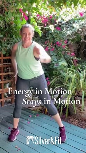 3K views · 188 reactions | Energy in motion stays in motion. You can stay in motion with free daily workouts from the Silver&Fit program on Facebook Live or YouTube. Tell your friends! #EnergyinMotion #Energy #DailyWorkouts #KineticEnergy #YoutubeWorkouts | Silver&Fit | Facebook