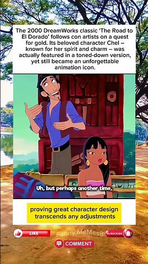 Chel in 'The Road to El Dorado' (2000) – Toned Down Version, Still an Iconic & Captivating Character