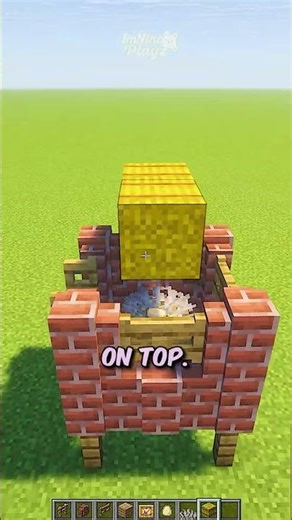 Chicken Coop in MINECRAFT! #shorts #minecraft