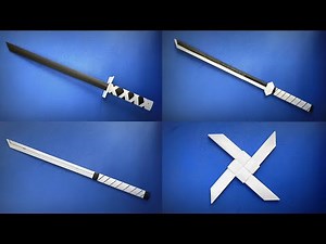AMAZING 4 ORIGAMI PAPER NINJA WEAPONS | Paper Sword | Ninja Star | Naruto DIY Crafts
