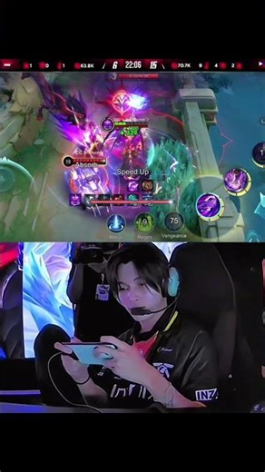 KAIRI LOW HP PRIME THAMUZ 1 VS 5 BEST FIGHTER FOREVER!🔥 #kairigenius #MLBB