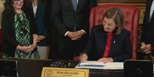 Iowa Governor Kim Reynolds declares disaster emergency for three Iowa counties