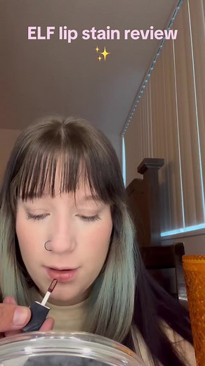 ELF lip stain review shade: cinnamon dreamz #greenscreen #greenscreenvideo #beautybasicsbyariel #fyp #foryou #foryoupage #foryourpage #elf #elfcosmetics #lips #elflipstain #lipstain #drugstoremakeupreviews #drugstoremakeupmusthaves #drugstoremakeupfavorites #review##tutorial #makeup #makeuptutorial @e.l.f. Cosmetics @elfcosmetics @Ulta Beauty