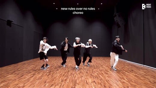 Choreografía de 'New Rules' Sin Reglas de TXT