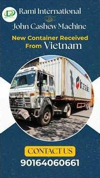 Vietnam Cashew Scooping Machine🚢Cashew Scooping System🔥 Container Received From John Cashew Machine💯