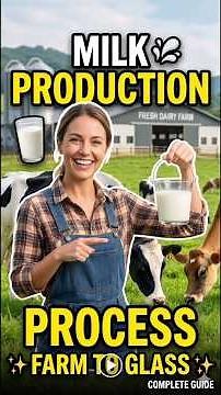 “Milk Production Process 🥛”