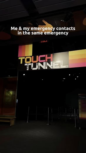 You and your emergency contacts living through a canon event together 🤷👀 Have you visited the iconic Touch Tunnel? | Liberty Science Center